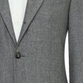 Heathered grey silk-wool with speckles jacket