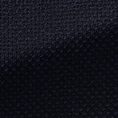 Navy blue silk-wool with micro-effect jacket
