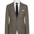 Taupe s130 wool microweave suit