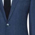 Denim blue s130 wool microweave suit
