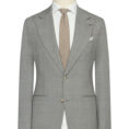Light grey stretch wool blend with glencheck suit