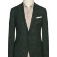 Dark green wool-silk-linen suit