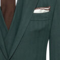 Sage green natural stretch wool solaro suit