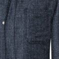 Blue-anthracite basketweave jacket