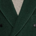 Bottle green casentino wool overcoat