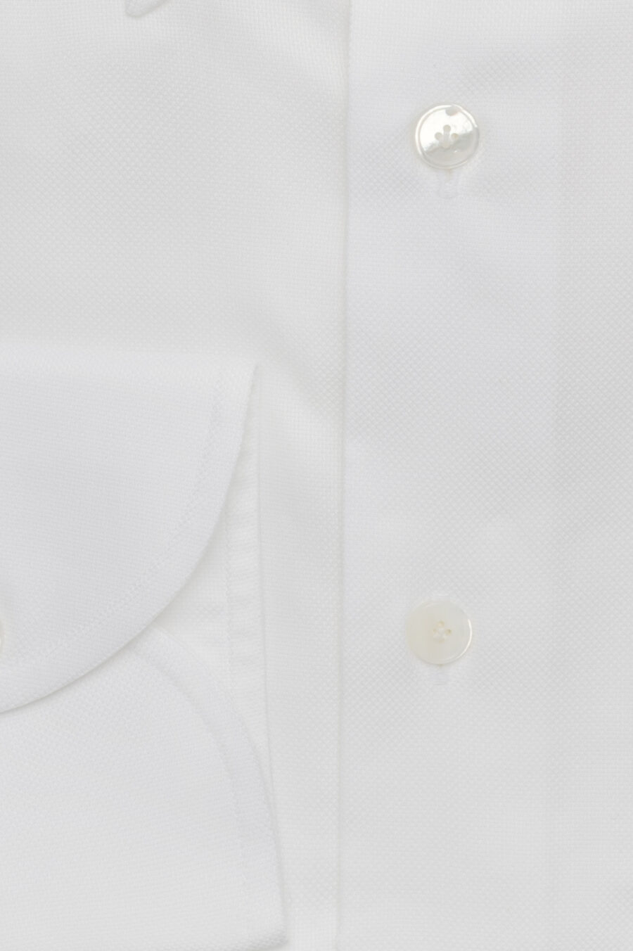 White natural stretch cotton microstructure