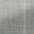 Light grey s130 wool suit with ivory windowpane