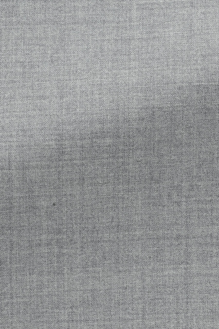 Silver grey stretch tropical wool plain weave