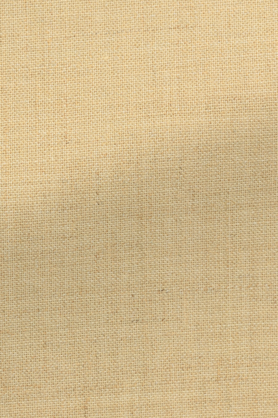 Butter yellow stretch wool-linen blend tropical
