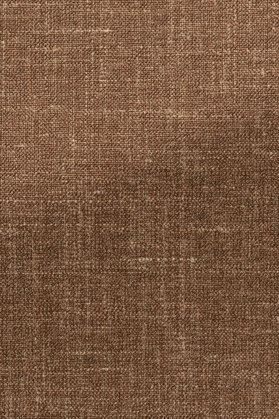 Terracotta mélange wool-silk-linen tropical