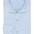 Light blue cotton fine twill