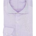 Light purple cotton fine twill