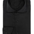 Black cotton sateen