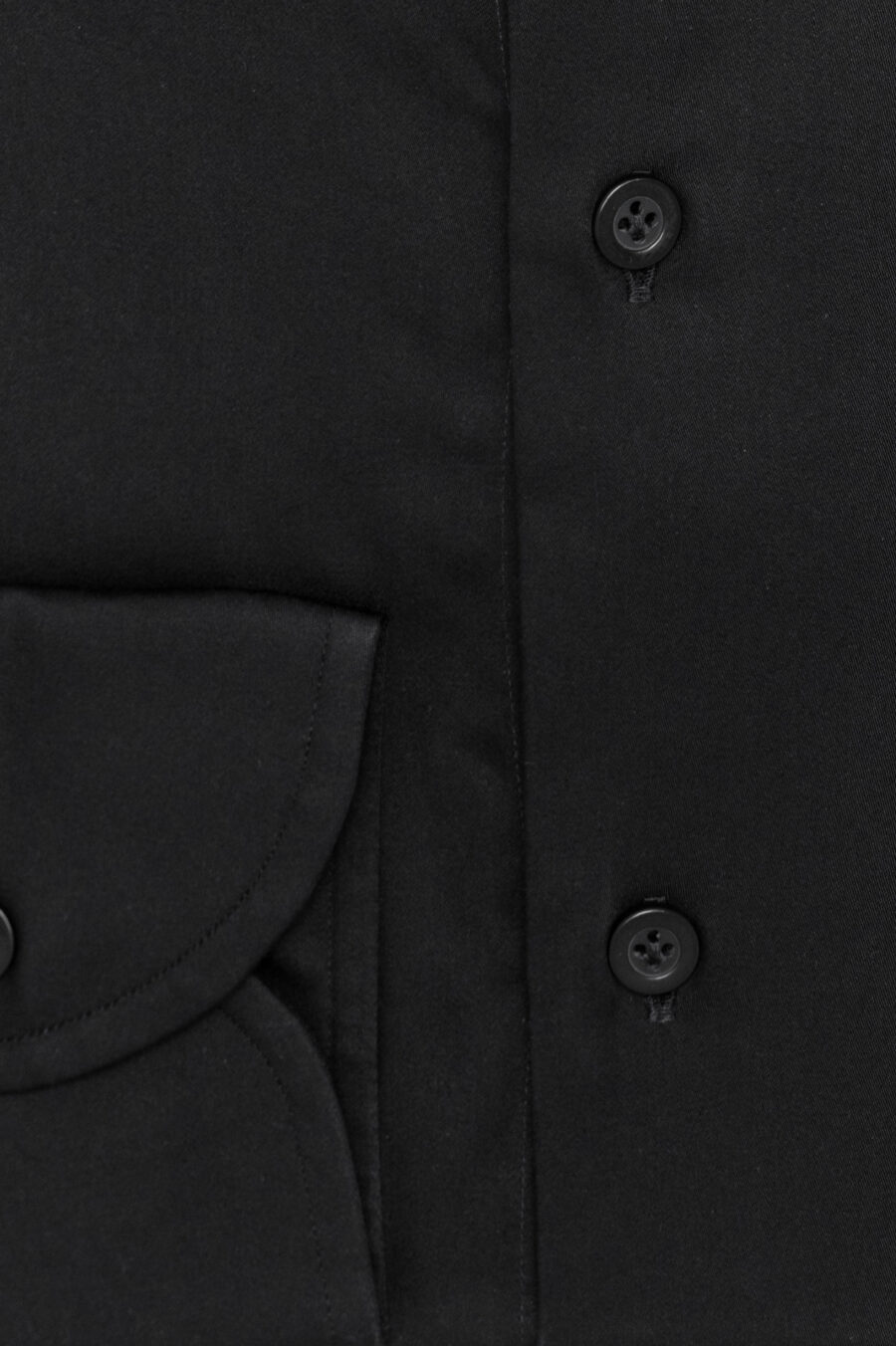 Black cotton sateen