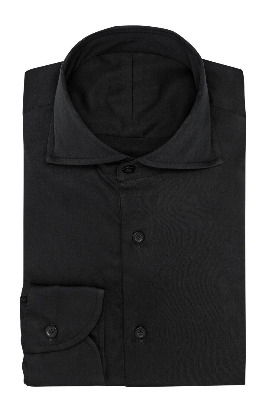 Black cotton sateen
