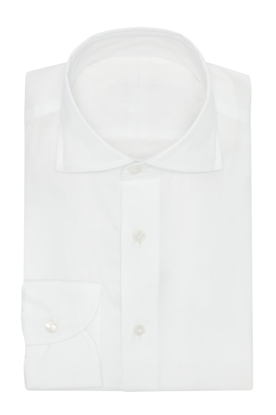 White cotton herringbone