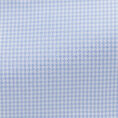 Light blue cotton houndstooth twill