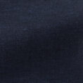 Black-denim blue chambray cotton-linen