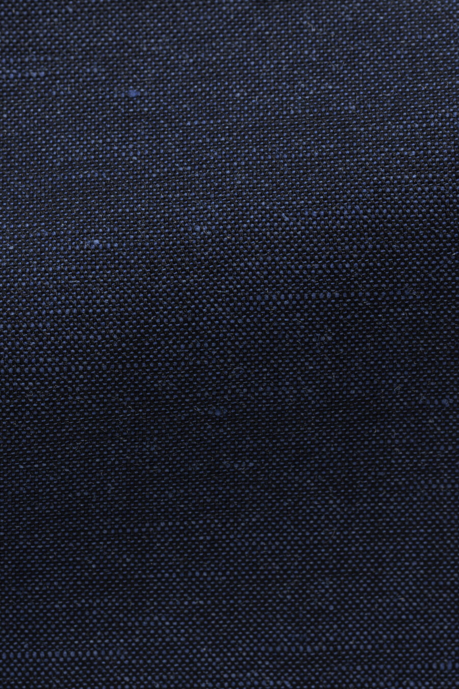 Black-denim blue chambray cotton-linen