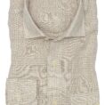 White linen with sand glencheck
