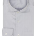 Light grey cotton fine sateen