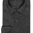 Charcoal mélange wool-lyocell piqué knit