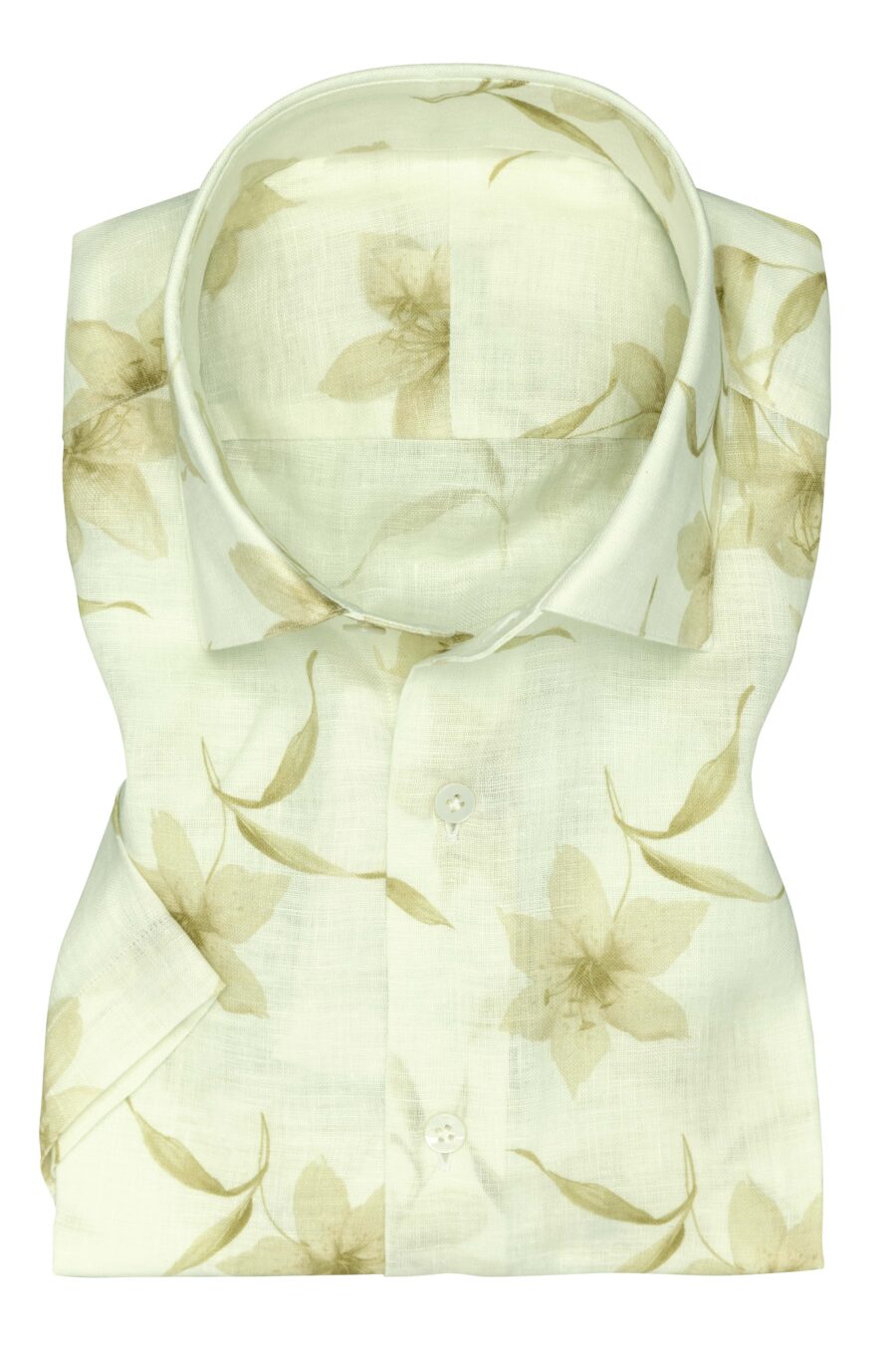 White linen with sand lilies