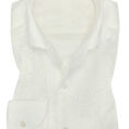 White linen with tonal paradise print