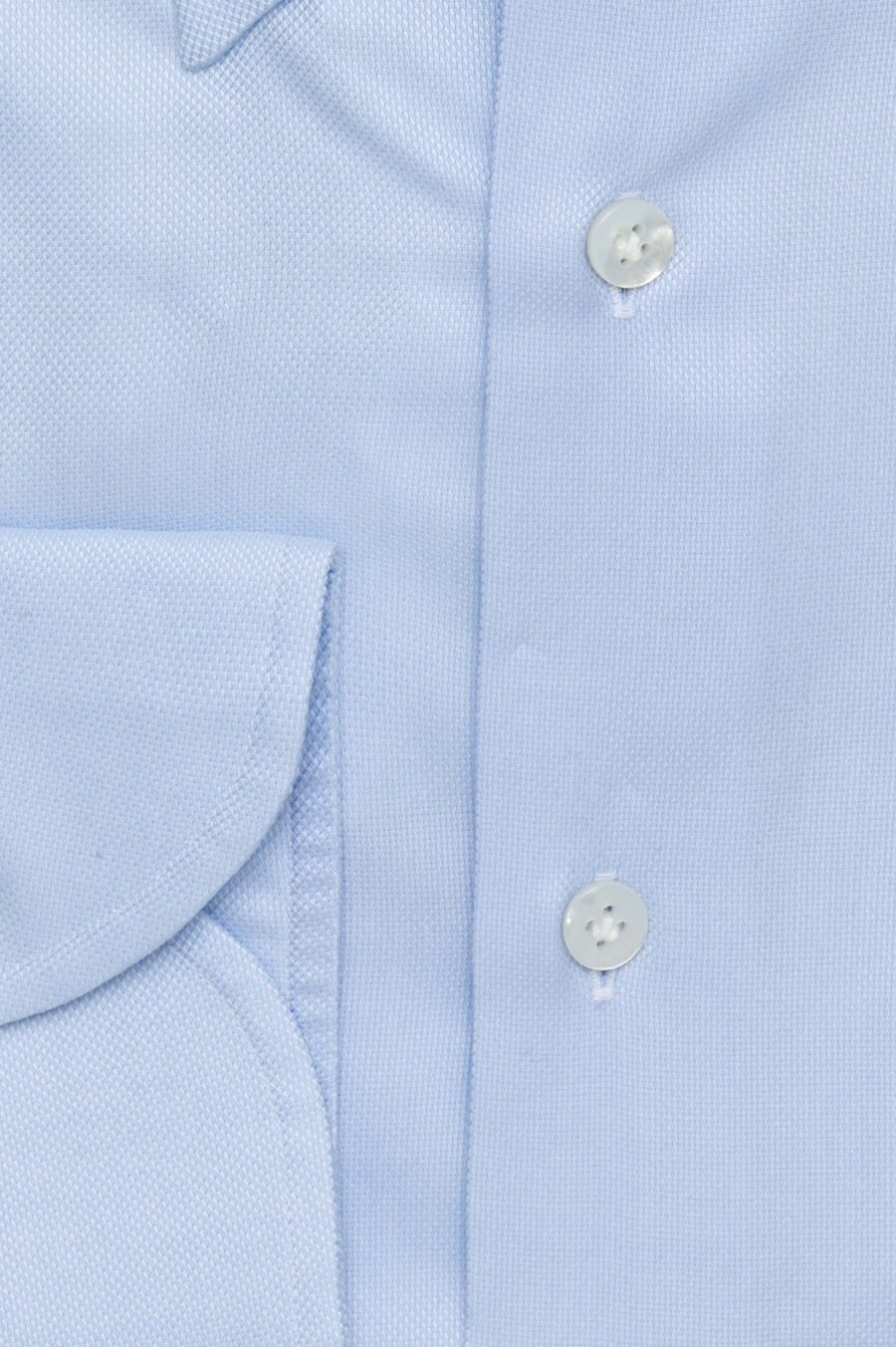 Blue natural stretch cotton microstructure