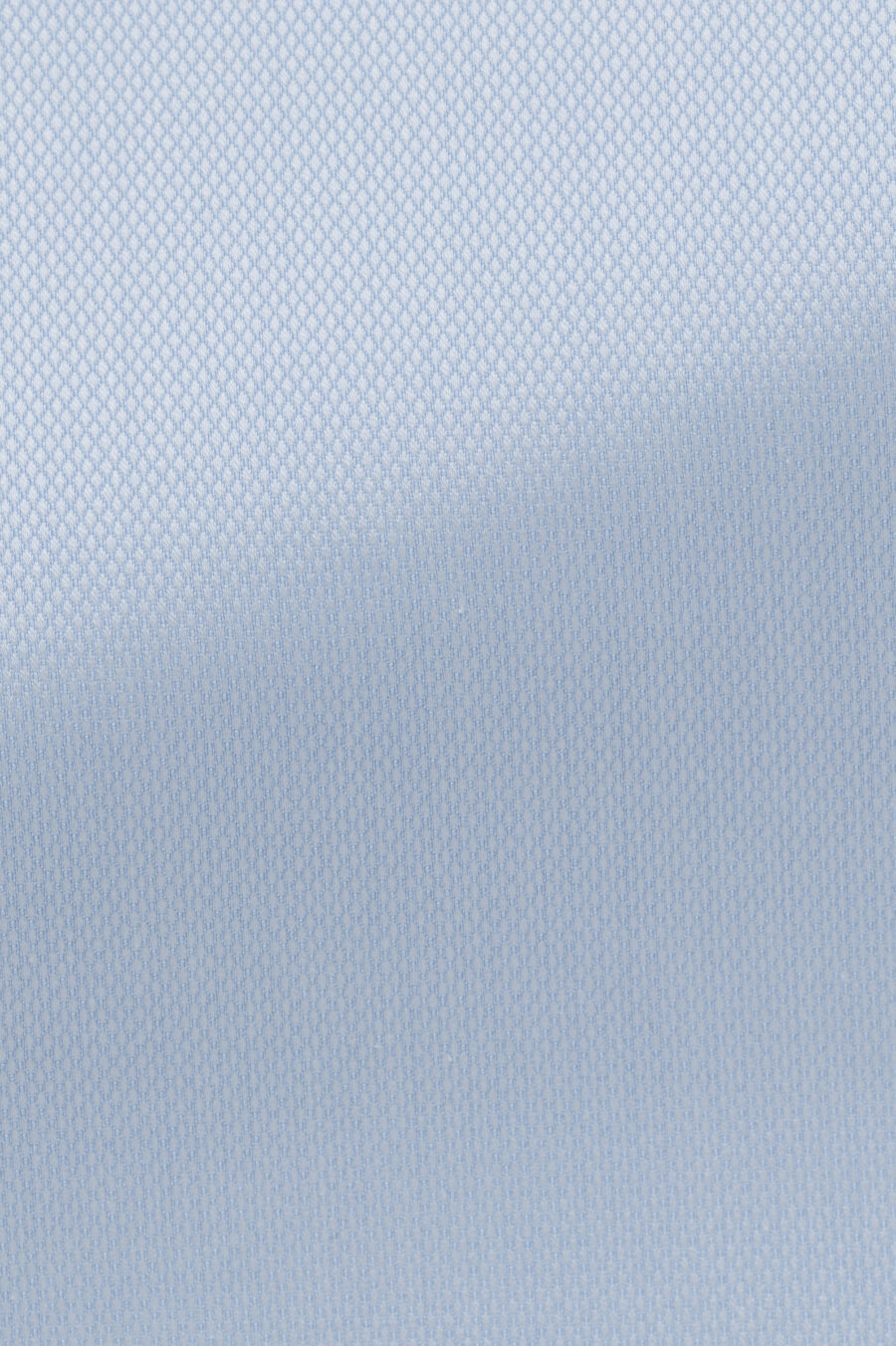 Blue natural stretch cotton dobby