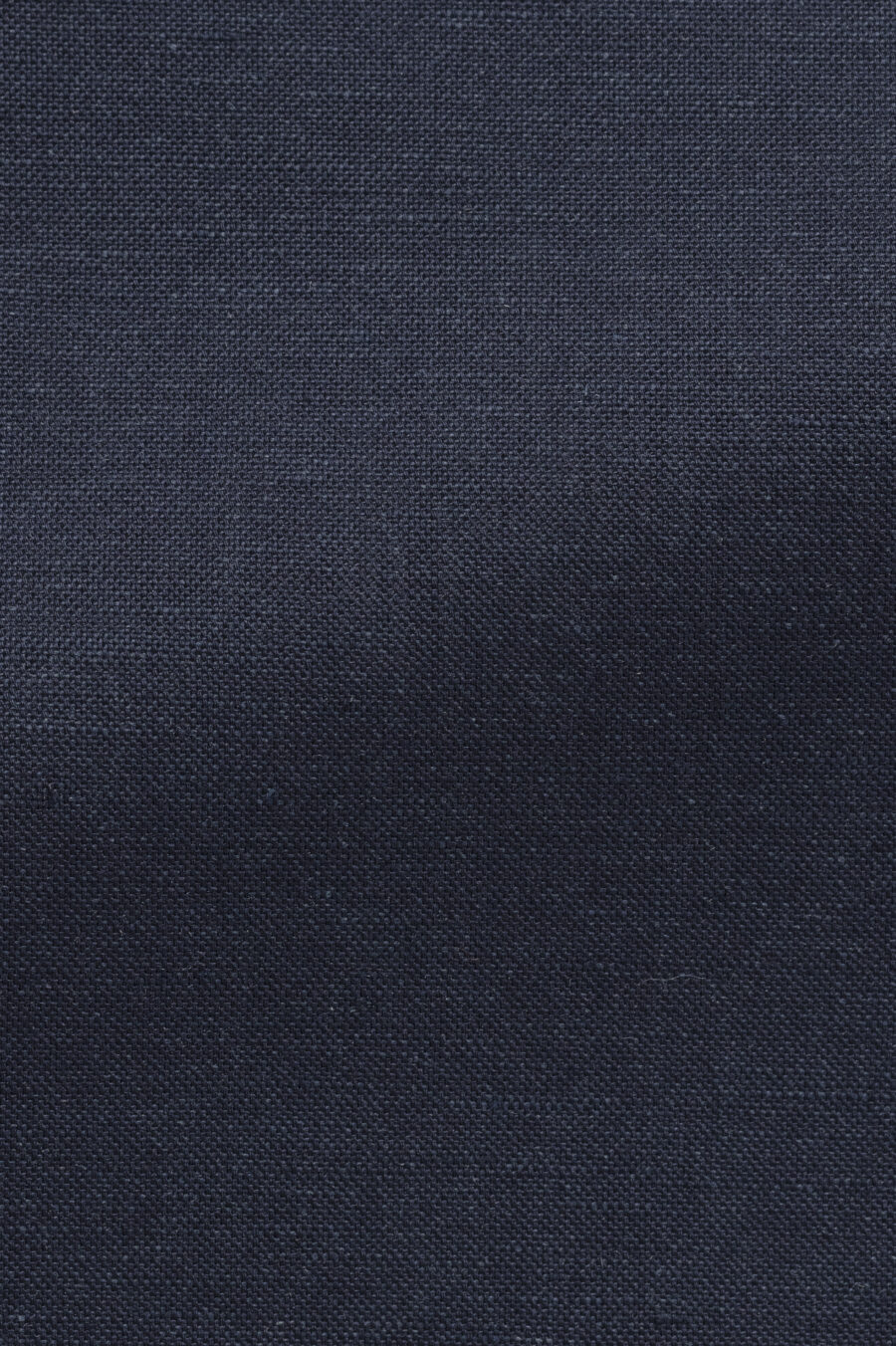 Midnight blue cotton-linen chambray