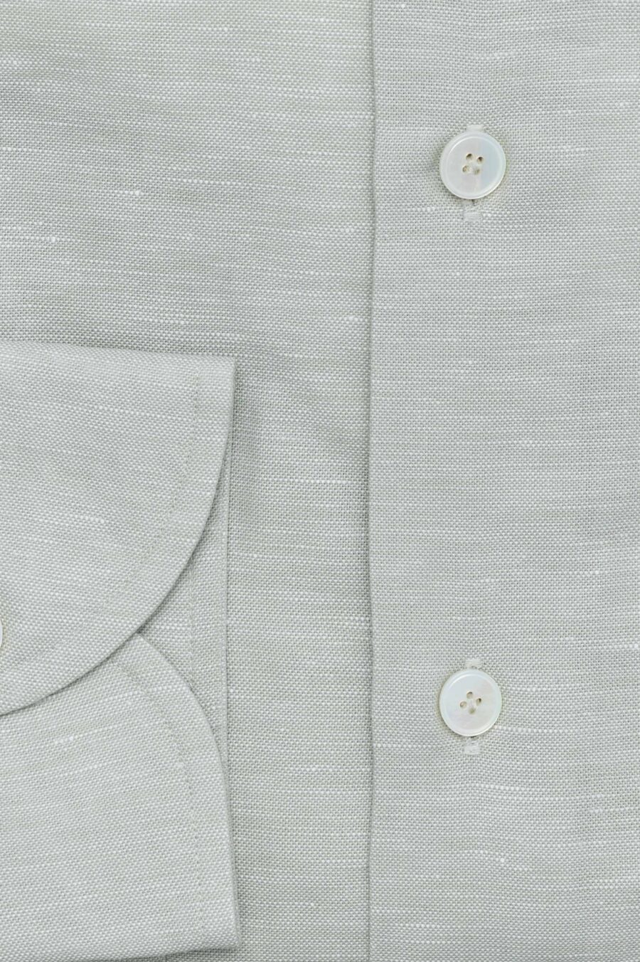 Sage cotton-linen chambray