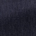 Indigo blue stretch cotton blend denim twill